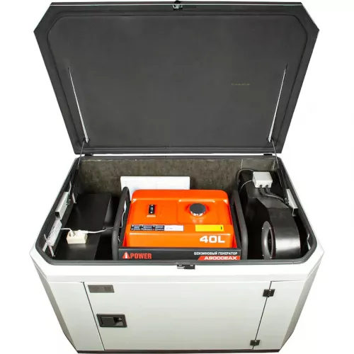 A-iPower A9000EAX бензиновый генератор в кожухе 1400SS RAL 7035 УТ-11182382
