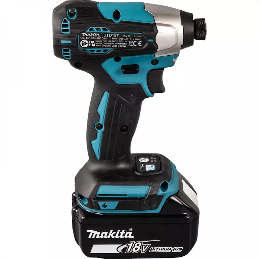 Makita DTD157RTJ аккумуляторный ударный шуруповерт (2 x 5 Ач, ЗУ)