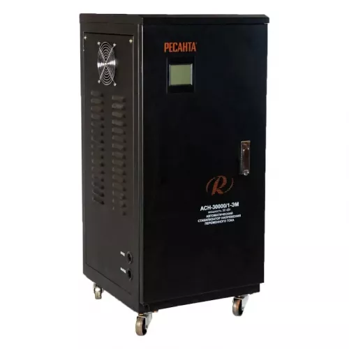 Ресанта АСН-30000/1-ЭМ однофазный стабилизатор напряжения 63/3/3