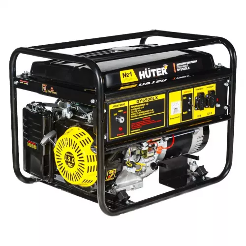 HUTER DY6500LX бензиновый генератор 64/1/15
