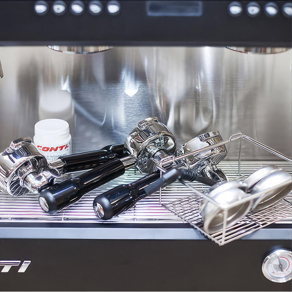 Кофемашина рожковая CONTI CC200 Standard TC 2 группы, черный