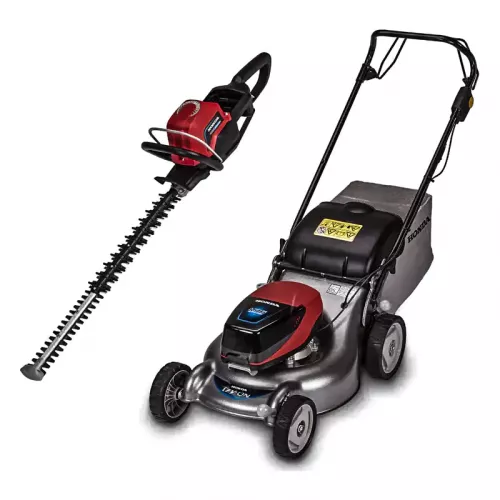 HONDA HRG 416 XB PE и HHH 36 AXB E набор газонокосилка и ножницы для кустов аккумуляторные (1 x 6 Ач, ЗУ) 416+HHH36+3660+CV
