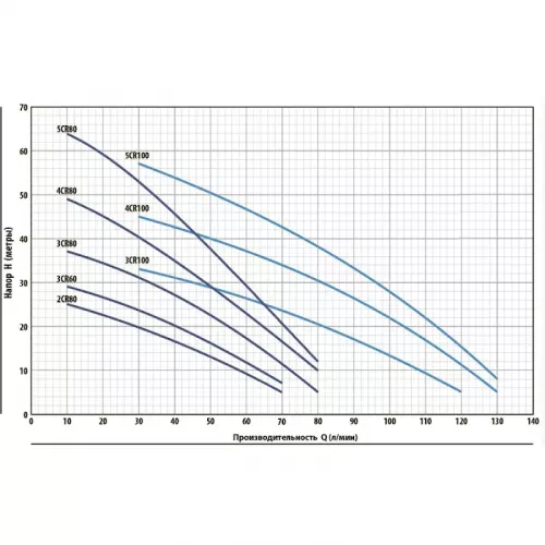 Pedrollo 5CR 100 насос горизонтальный многоступенчатый 43CR10I5A