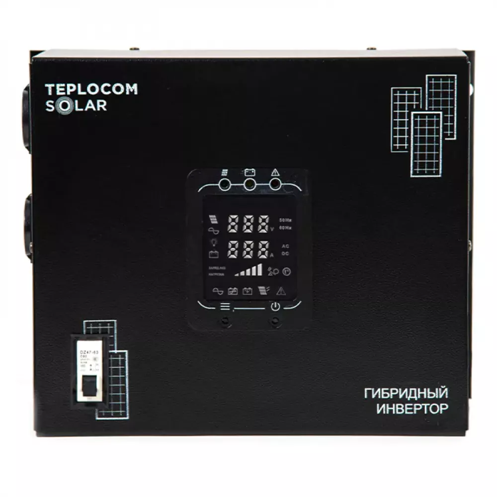 TEPLOCOM Solar 1500, 65Ач источник бесперебойного питания и 2 акб, 12387