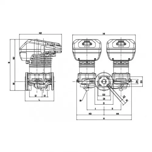 Насос циркуляционный промышленный DAB EVOPLUS D 40/220.40 M, 60151001