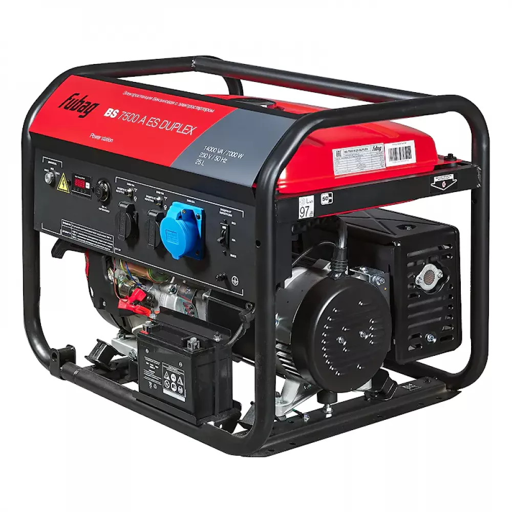FUBAG BS 7500 A ES DUPLEX генератор бензиновый 641087