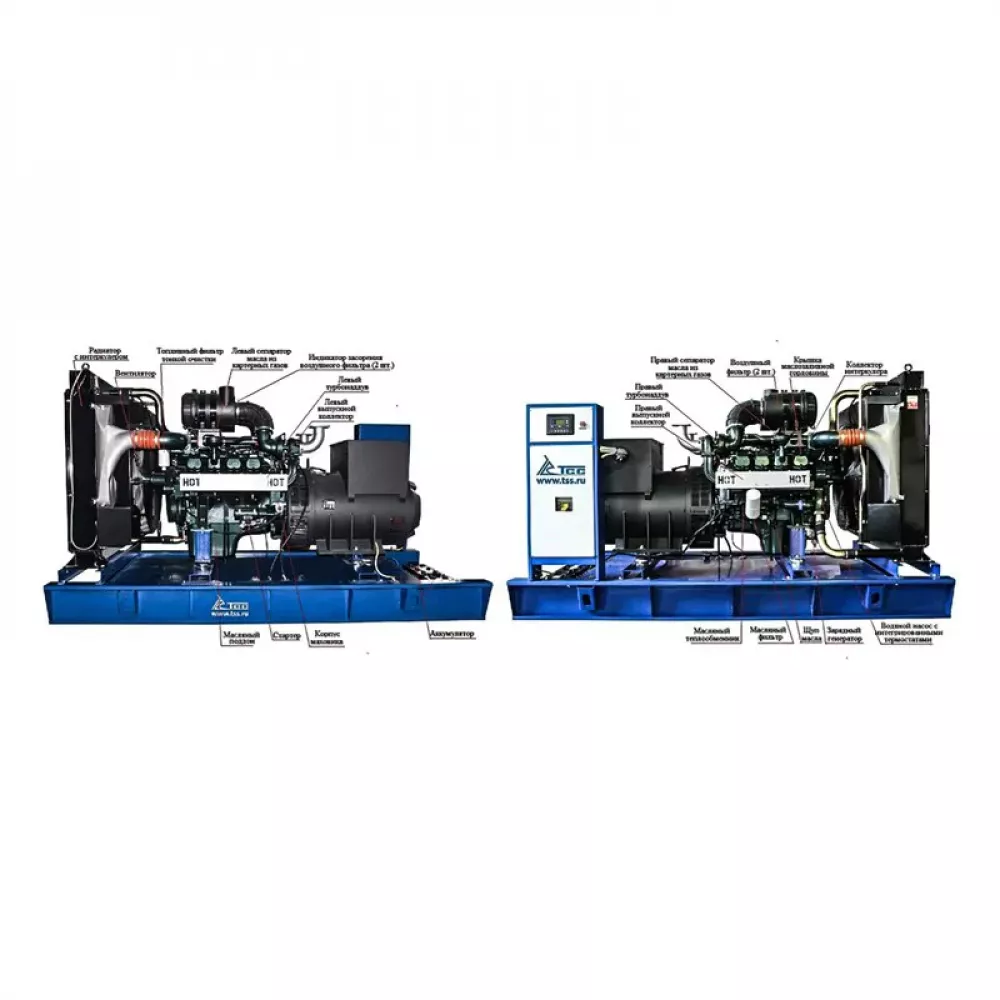 ТСС TDo 550MC промышленная дизельная электростанция 014888