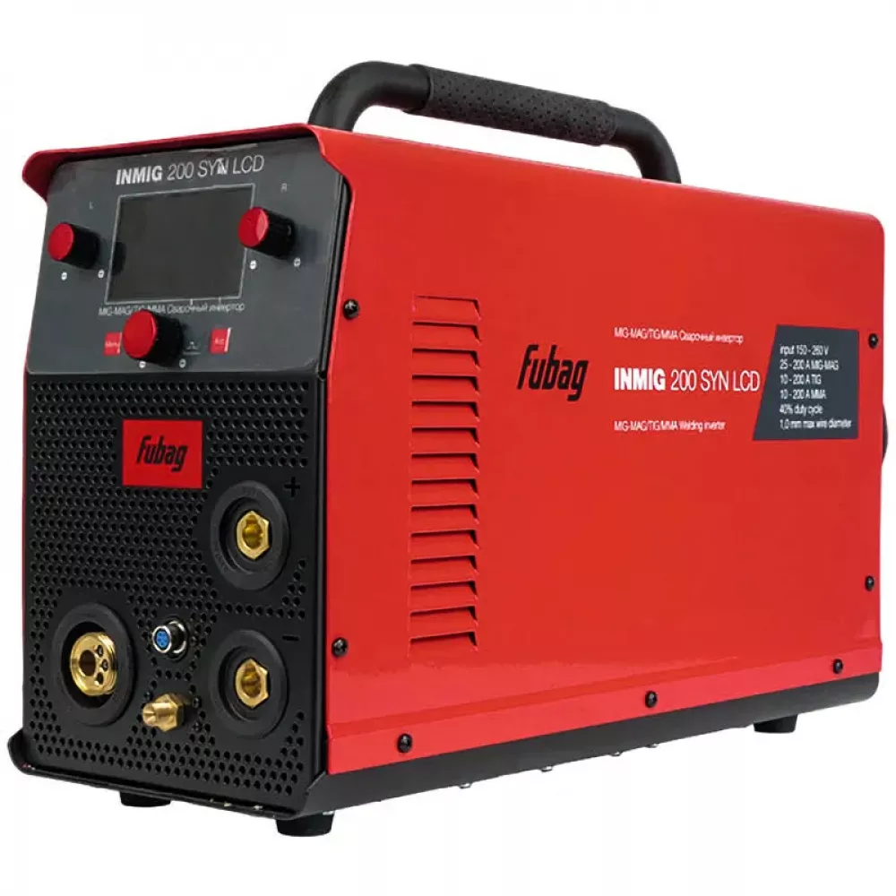 FUBAG INMIG 200 SYN LCD сварочный полуавтомат инверторный с горелкой FB 250 Ergo 31590.1