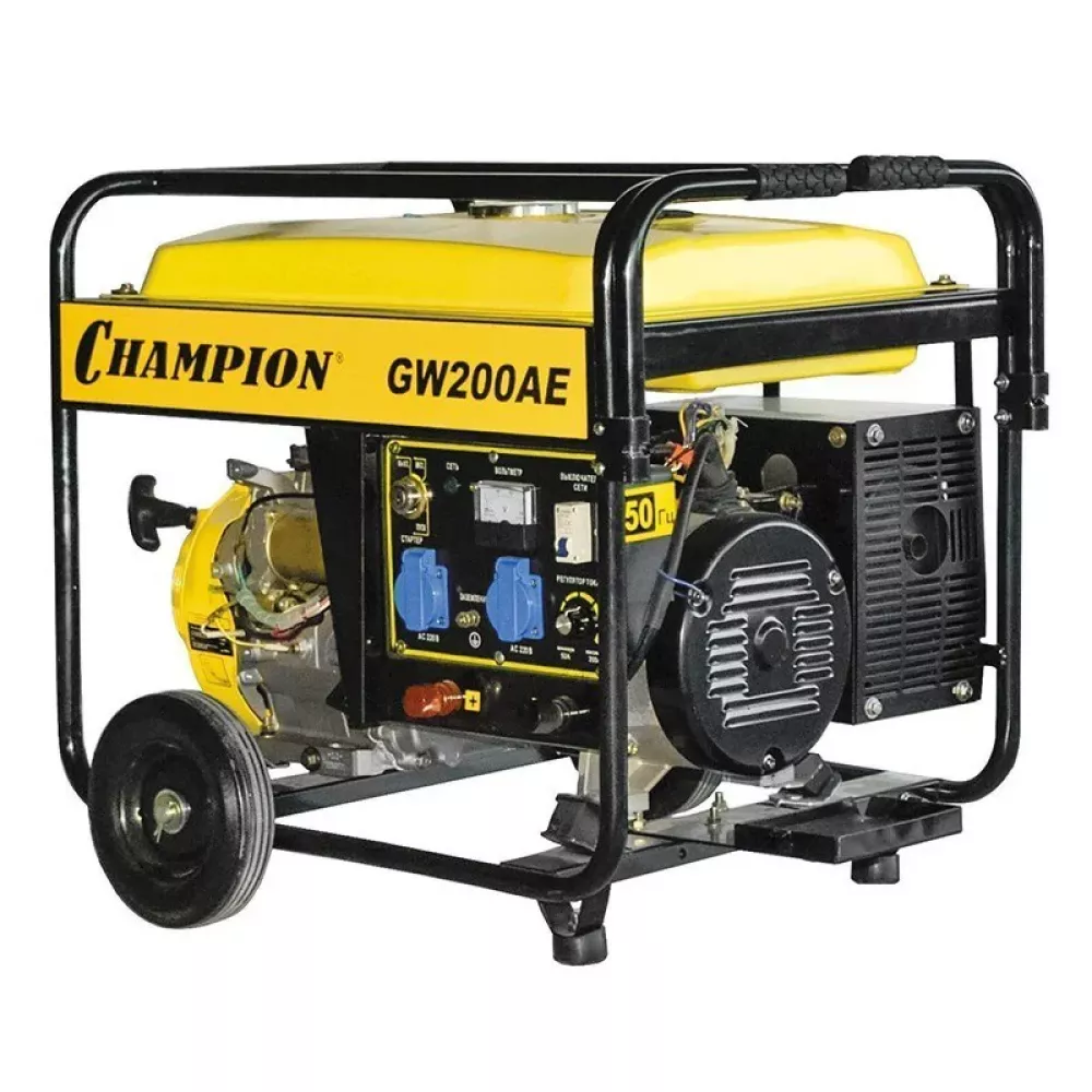 CHAMPION GW200AE генератор бензиновый сварочный
