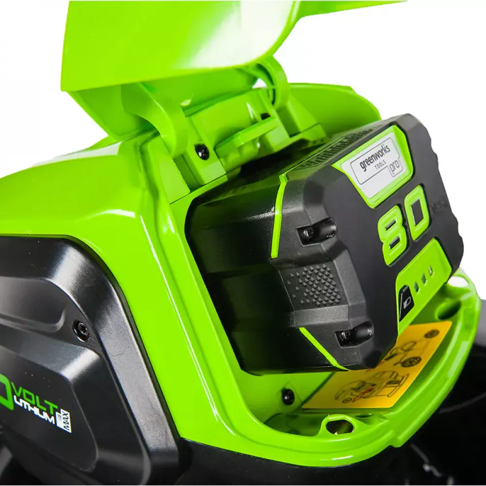 Greenworks GD80LM46SPK4 80V аккумуляторная газонокосилка самоходная (1 x 4 Ач, ЗУ) 2501007UB