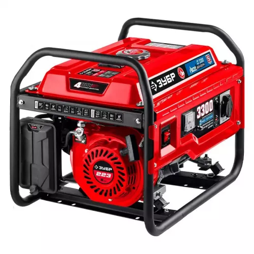 ЗУБР СГ-3300 гибридный бензиновый генератор