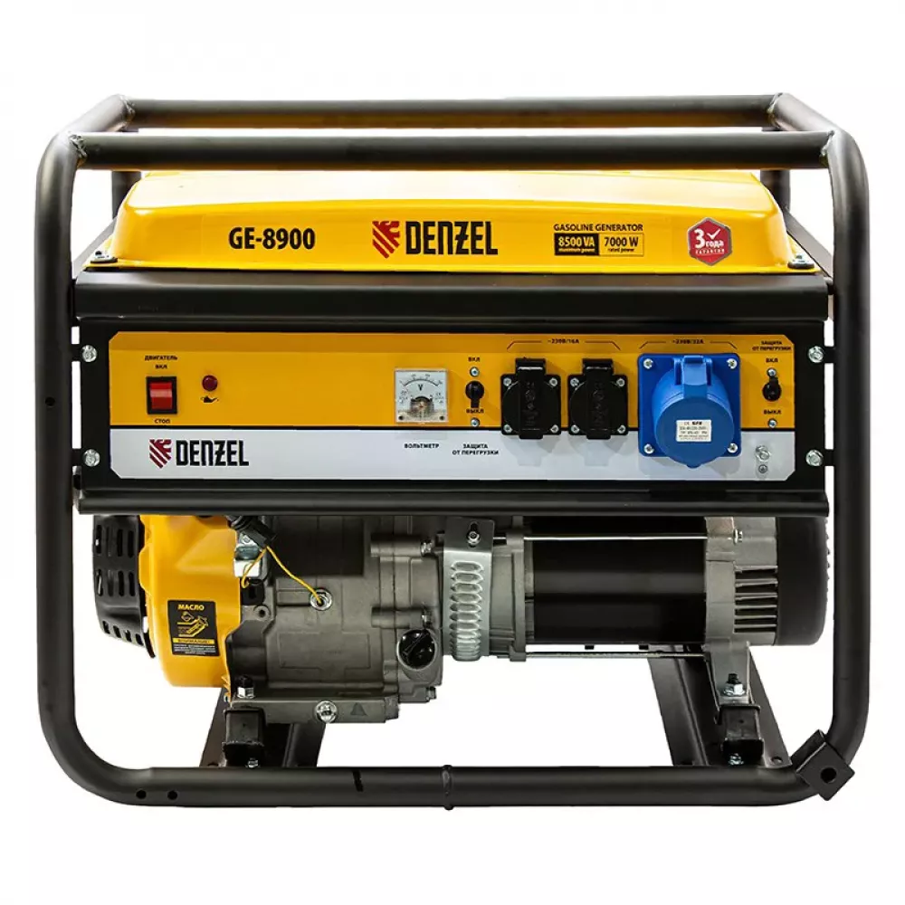 DENZEL GE 8900 бензиновый генератор 94639