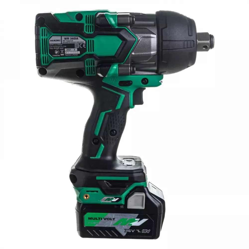 Hikoki WR36DA ударный аккумуляторный гайковерт (2 x 2.5 Ач, ЗУ) WR36DARGZ