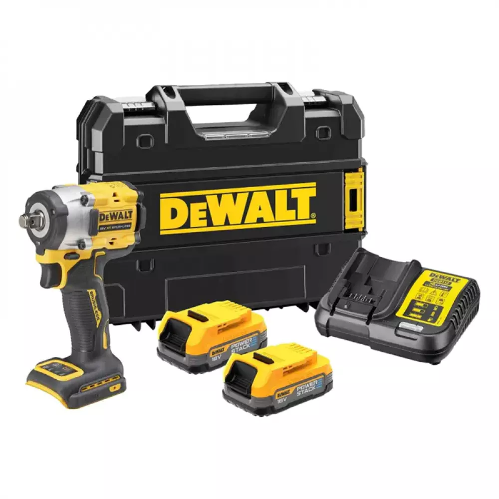 DeWalt DCF921E2T гайковерт аккумуляторный (2 x 1.7 Ач, ЗУ)