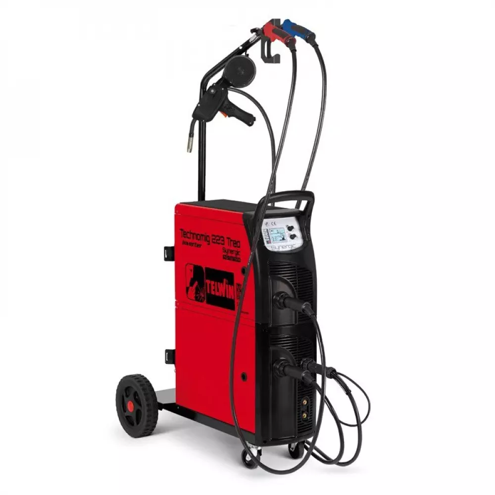 Cварочный аппарат с инвертором Telwin TECHNOMIG 223 TREO SYN. + SPOOL GUN, 816120