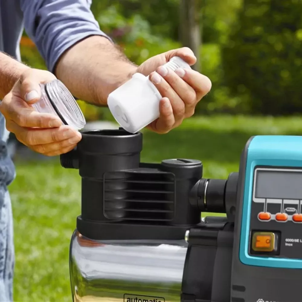 Автоматический напорный насос Gardena 6000/6E LCD inox, 01760-20.000.00