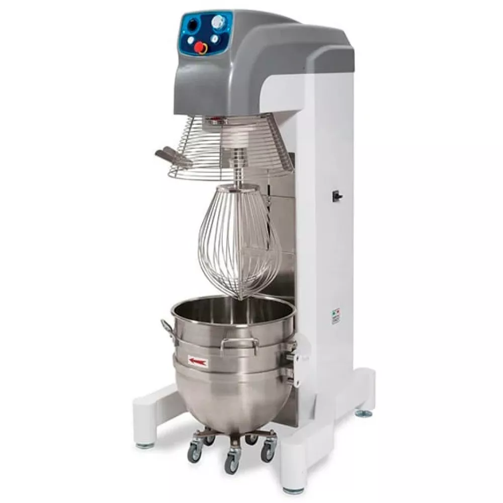 Планетарный миксер WLBake PM80 VAR, в комплекте с дежой на колесах