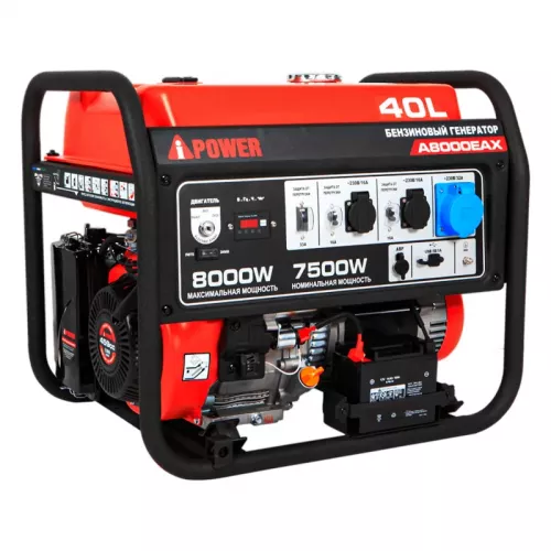 A-iPower A8000EAX бензиновый генератор в кожухе 1400SS RAL 8019 УТ-11182372