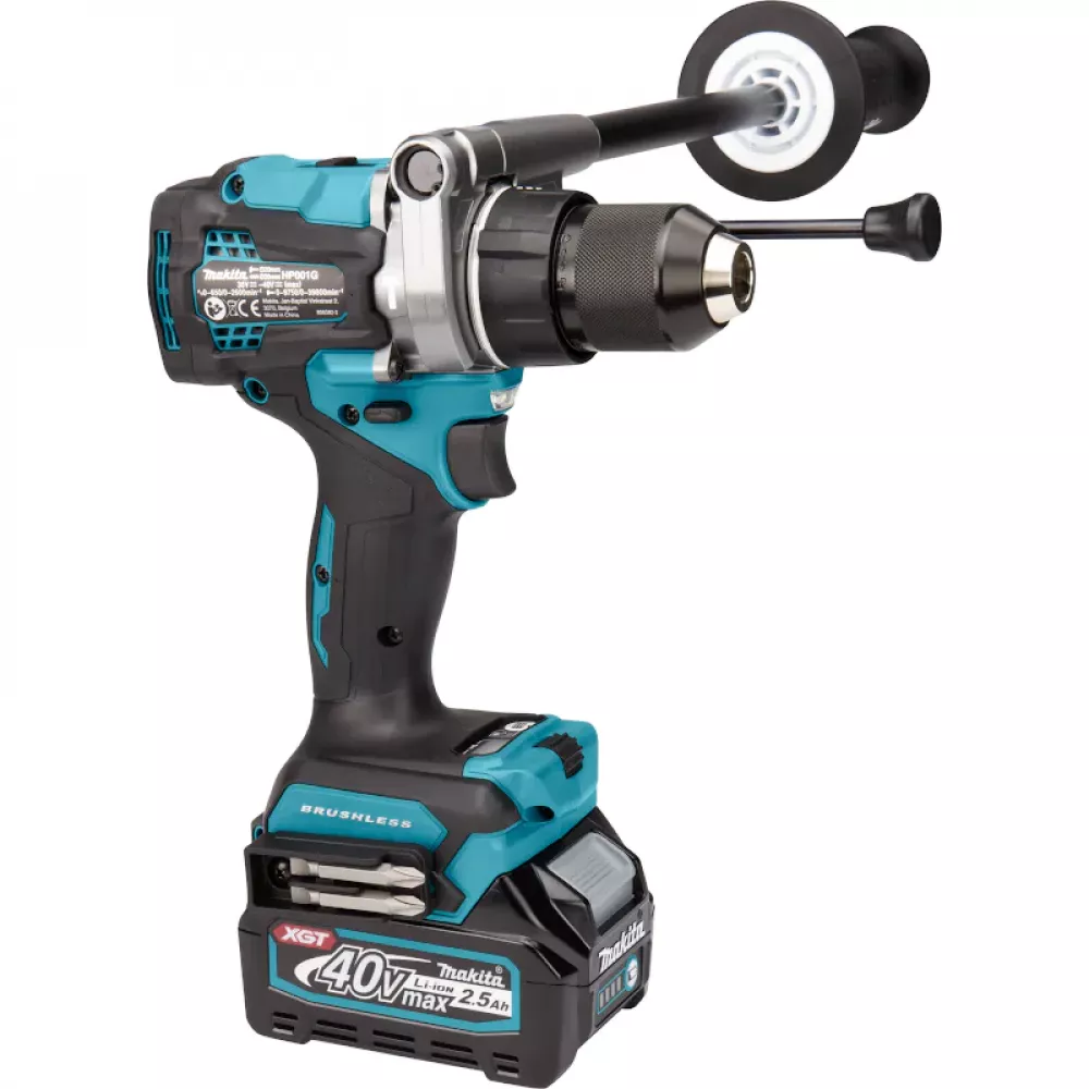 Makita HP001GD201 аккумуляторная дрель-шуруповерт (2 х 2.5 Ач, ЗУ)