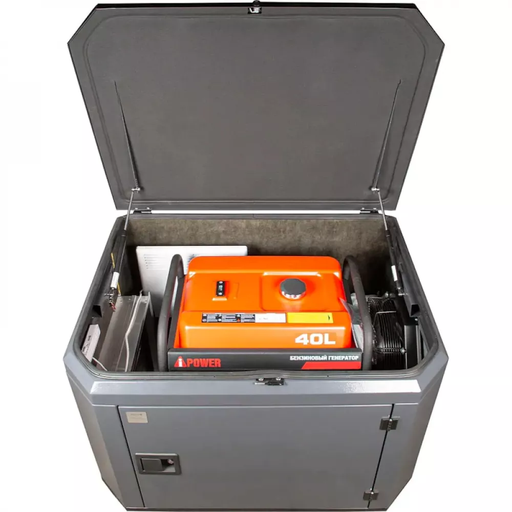 A-iPower A8000EAX бензиновый генератор в кожухе 1200 RAL 7024 УТ-11182370