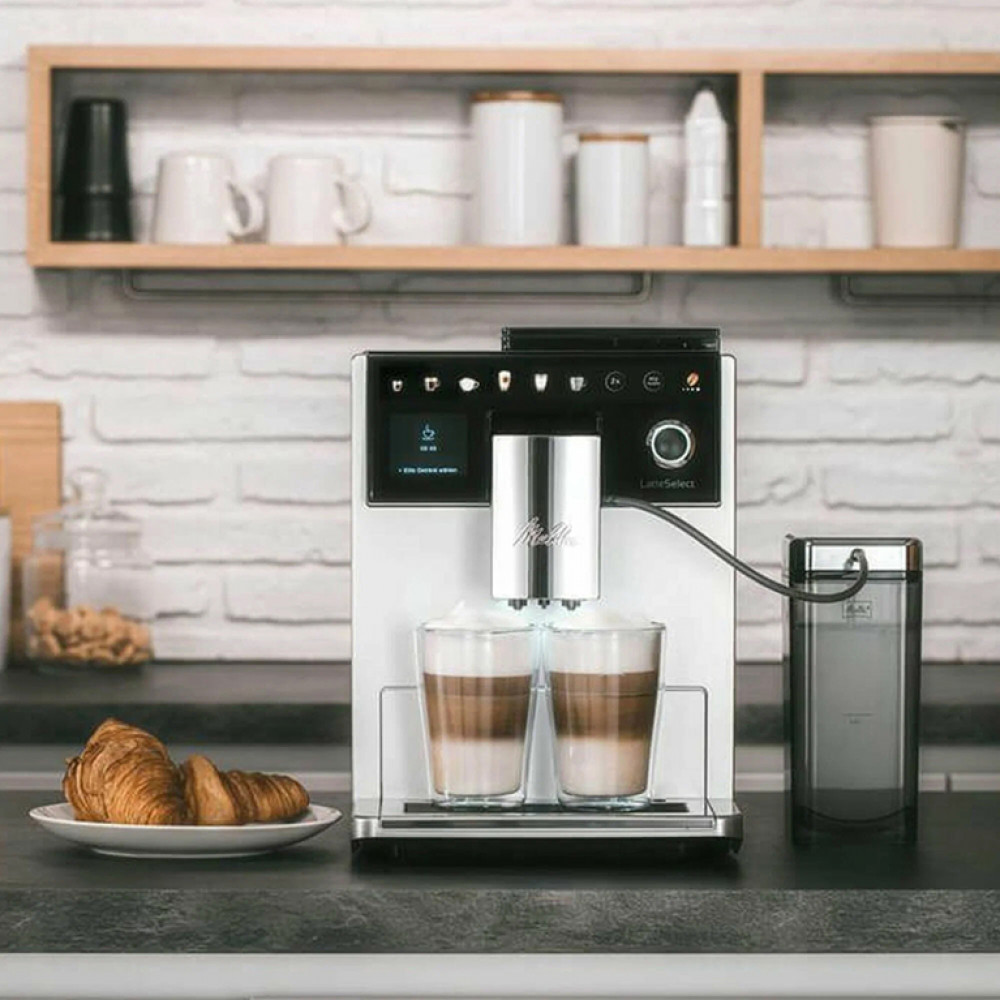 Кофемашина Melitta F630-211 Latte Select серый