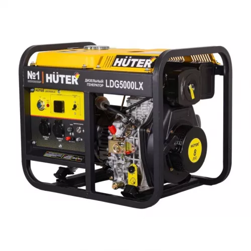 HUTER LDG 5000LX электрогенератор дизельный 64/2/7