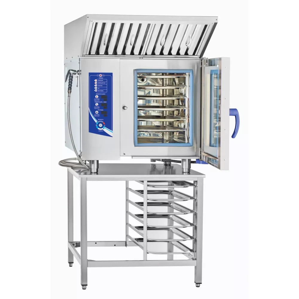 Пароконвектомат Abat ПКА 6-1/1ПМ2 (лицо нерж.)