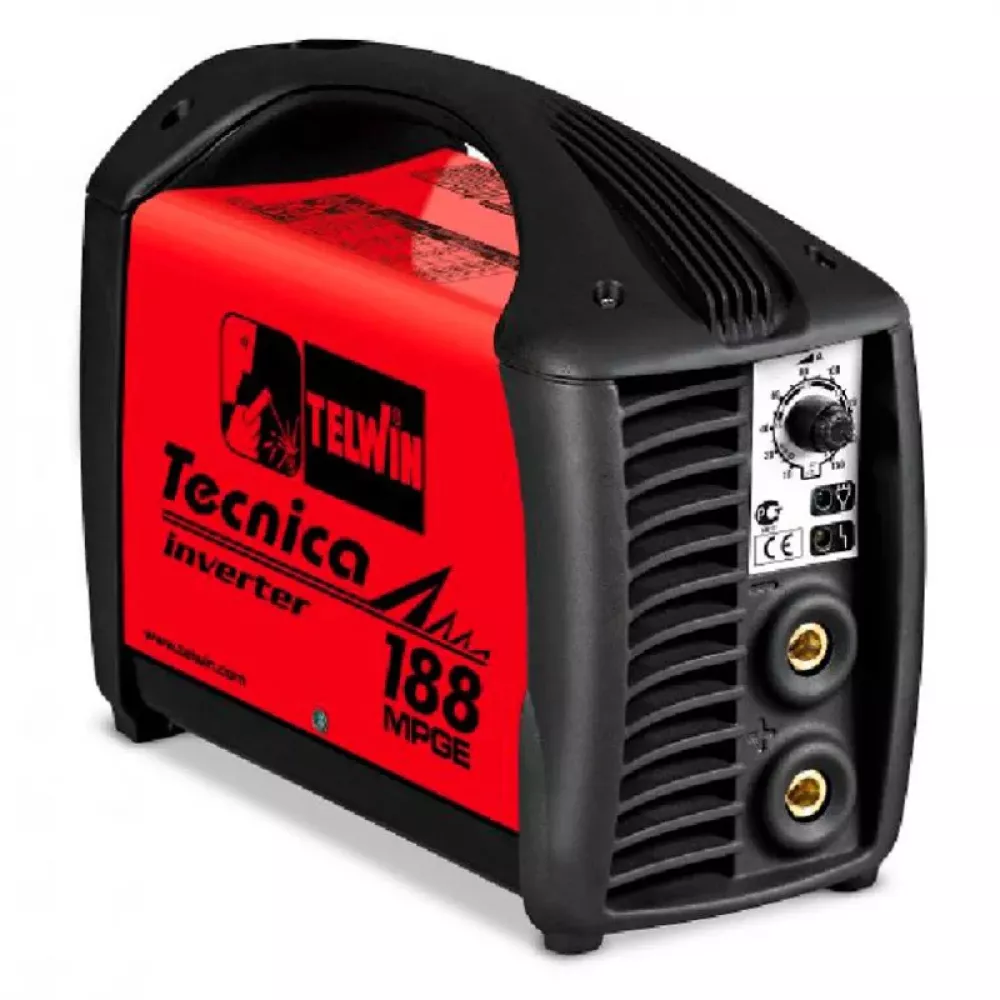Сварочный аппарат с инвертором Telwin TECNICA 188 MPGE ACX+PLASTIC.C.CASE, 816212