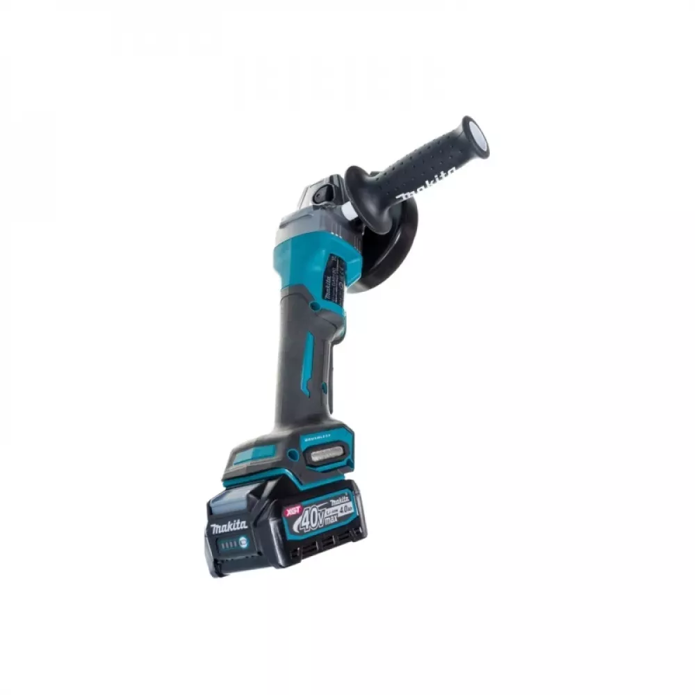 Makita GA012GM201 машина шлифовальная угловая аккумуляторная (2 x 4 Ач, ЗУ)