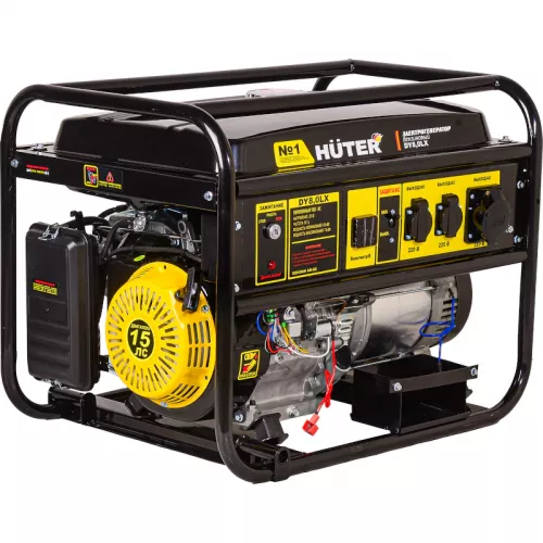 HUTER DY8,0LX бензиновый генератор 64/1/76