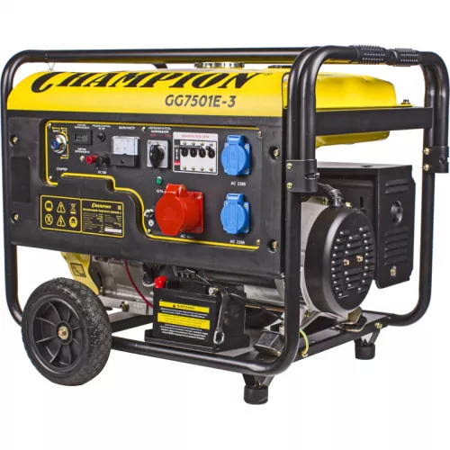 CHAMPION GG7501E-3 бензиновый генератор