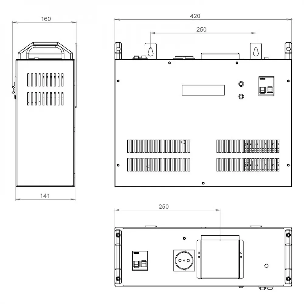 Volter СНПТО-5,5 ПТ однофазный стабилизатор напряжения