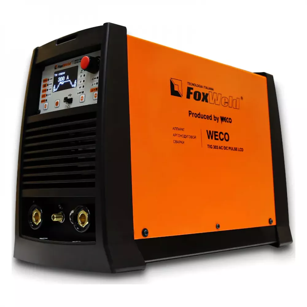 FoxWeld WECO TIG 303 AC/DC PULSE LCD аппарат аргонодуговой сварки 7882