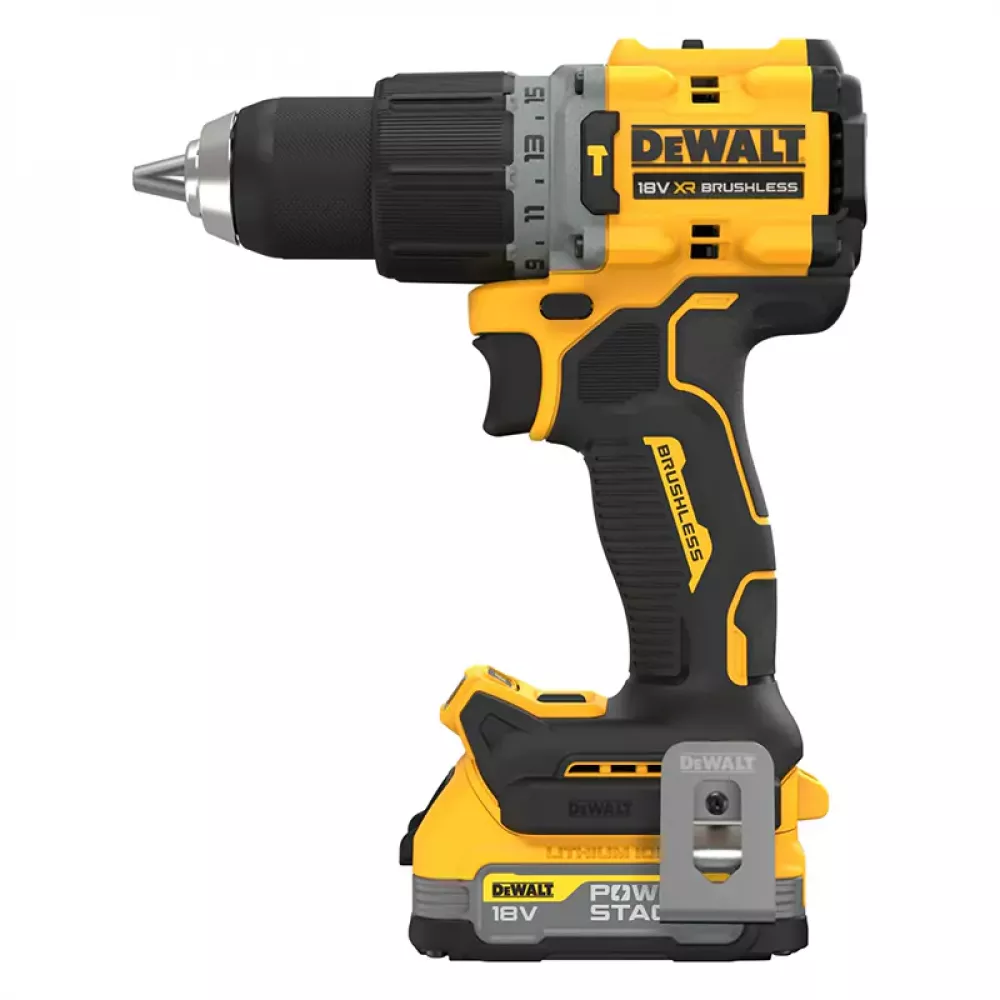 DeWalt DCD805E2T аккумуляторная ударная дрель-шуруповерт (2 x 1.7 Ач, ЗУ)