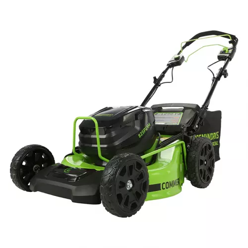 Greenworks GC82LM51SP2K2 аккумуляторная газонокосилка самоходная (1 x 5 А/ч, ЗУ) 2515907UB