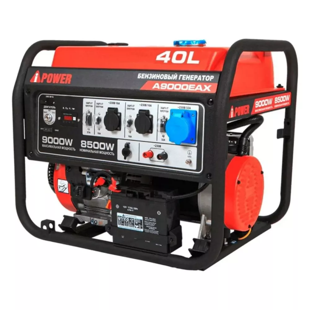 A-iPower A9000EAX бензиновый генератор в кожухе 1200 RAL 7031 УТ-11182384