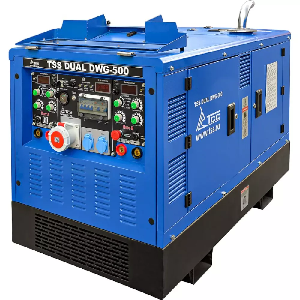 ТСС DUAL DWG-500 двухпостовой дизельный сварочный генератор 039736