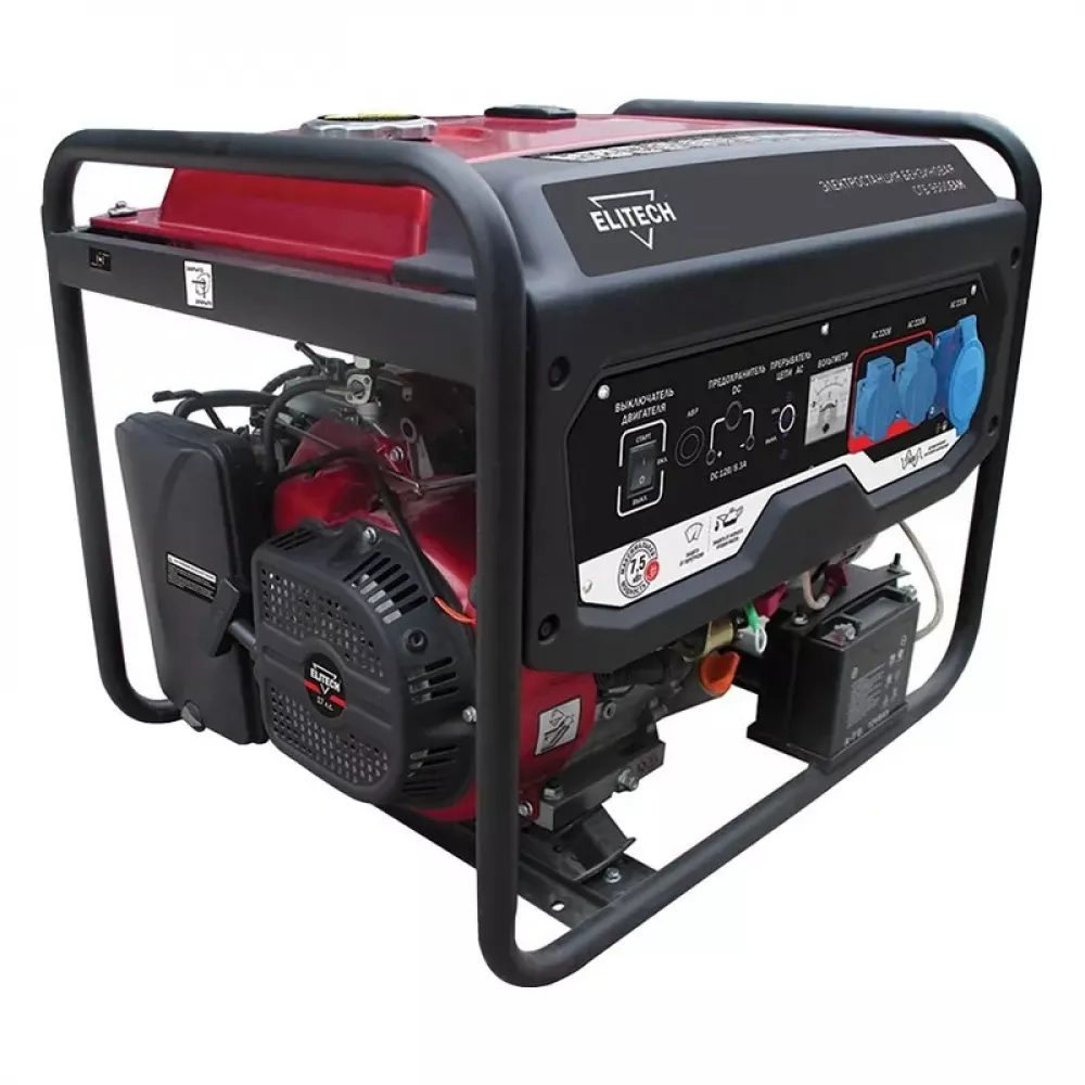 ELITECH СГБ 9500ЕМ ПРО бензиновый генератор
