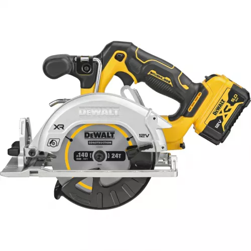DeWalt DCS512P2-QW аккумуляторная дисковая пила (2 x 5 Ач, ЗУ)