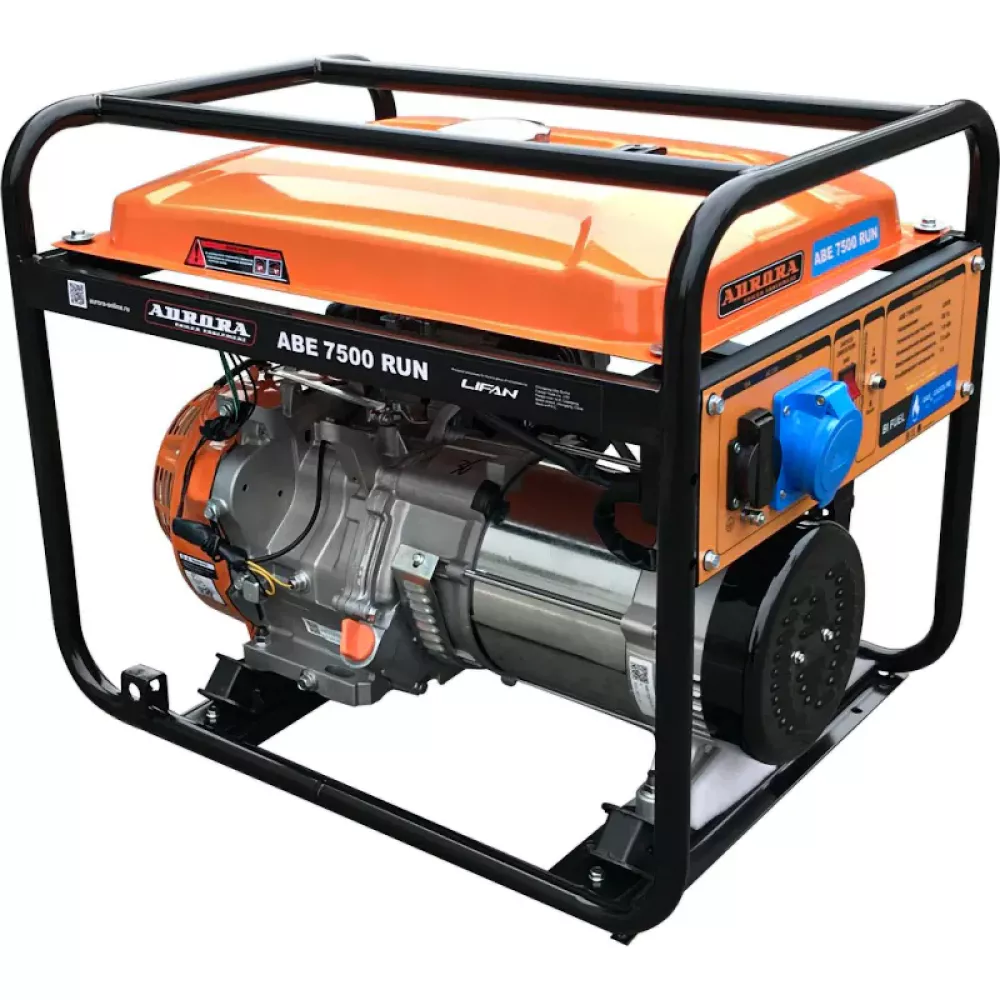 Aurora ABE 7500 RUN генератор гибридный (газ-бензин) с увеличенным баком 13 л, 2134117