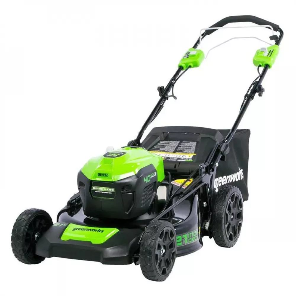 Greenworks GD40LM46SP аккумуляторная газонокосилка самоходная (1 x 6 Ач, ЗУ) 2506807UF