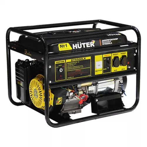 HUTER DY6500LX бензиновый генератор 64/1/7