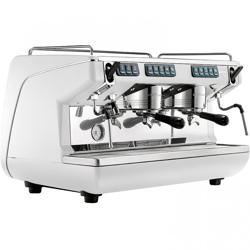 Кофемашина Nuova Simonelli Appia Life 2Gr V 220V black, white, red+economizer+high groups