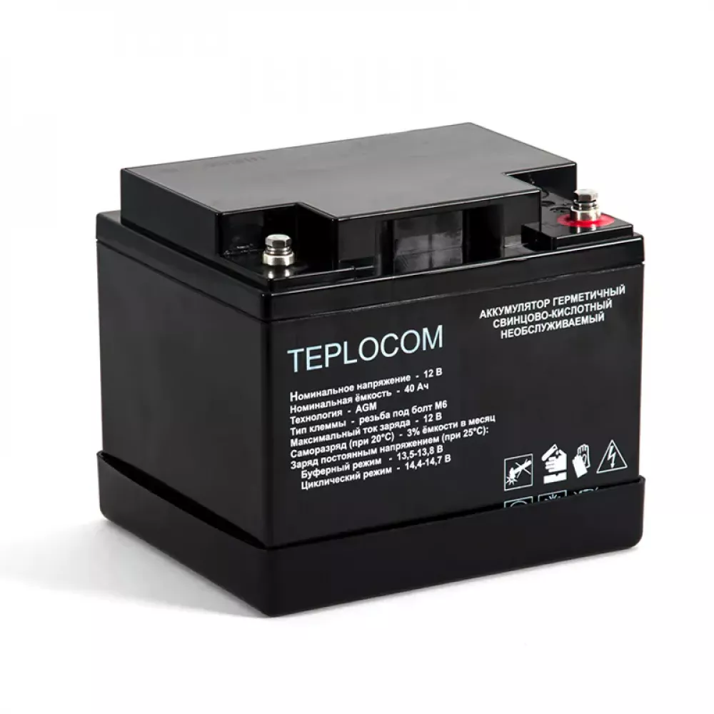 TEPLOCOM Solar 1500, 40Ач источник бесперебойного питания и 2 акб, 12386