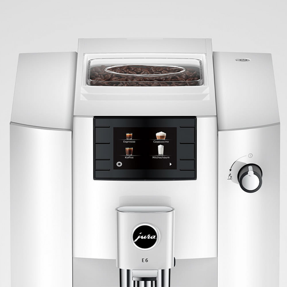 Кофемашина Jura E6 Piano White 2023