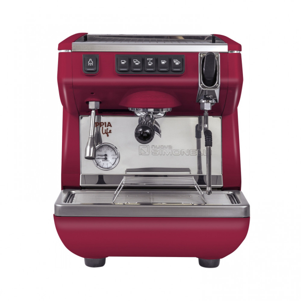 Кофемашина Nuova Simonelli Appia Life 1Gr V 220V white, black, red+high groups