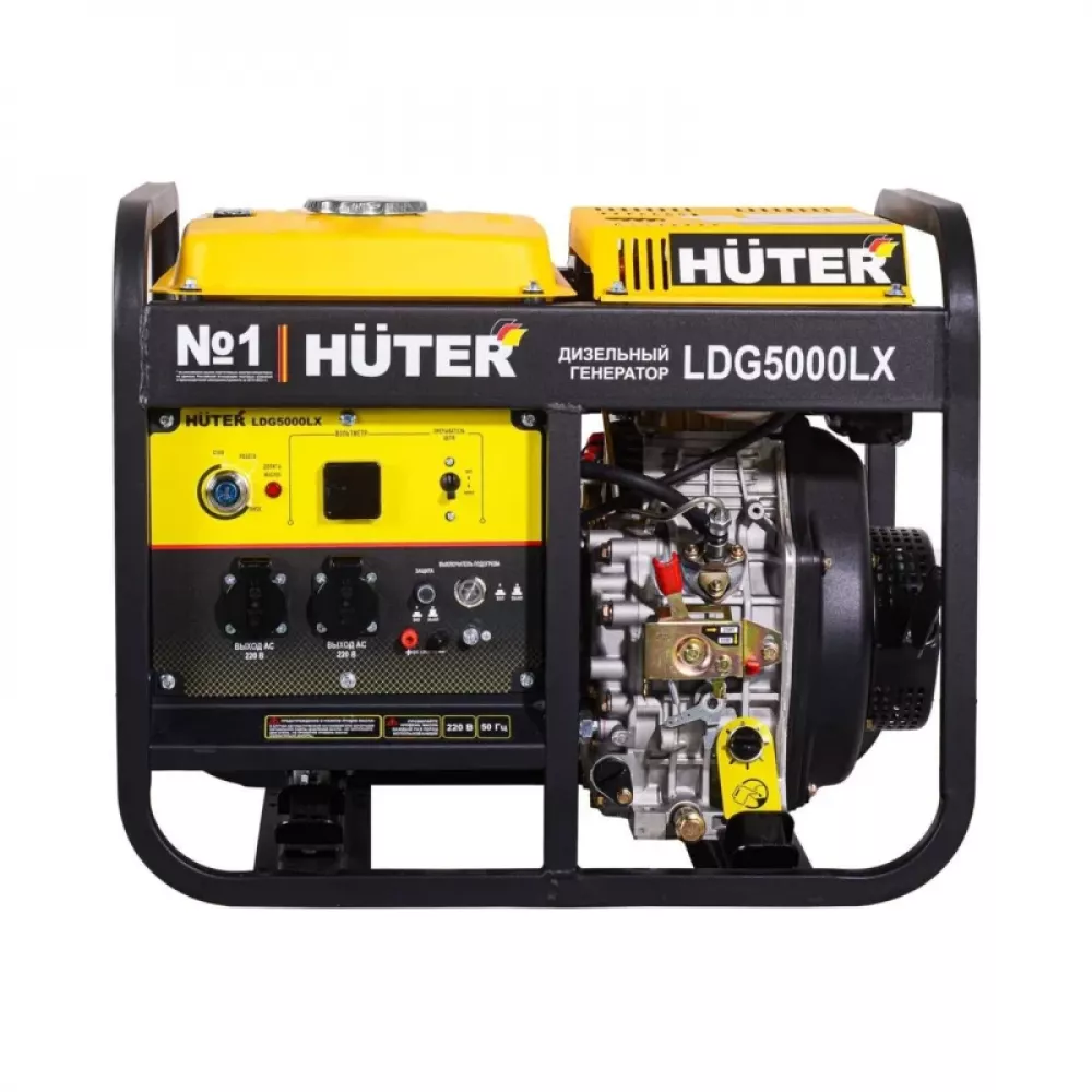 HUTER LDG 5000LX электрогенератор дизельный 64/2/7