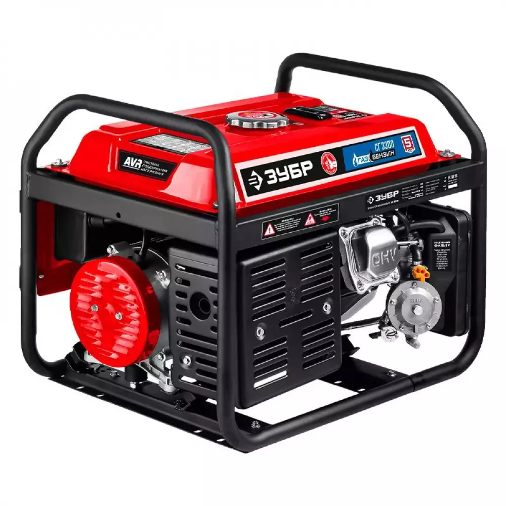 ЗУБР СГ-3300 гибридный бензиновый генератор