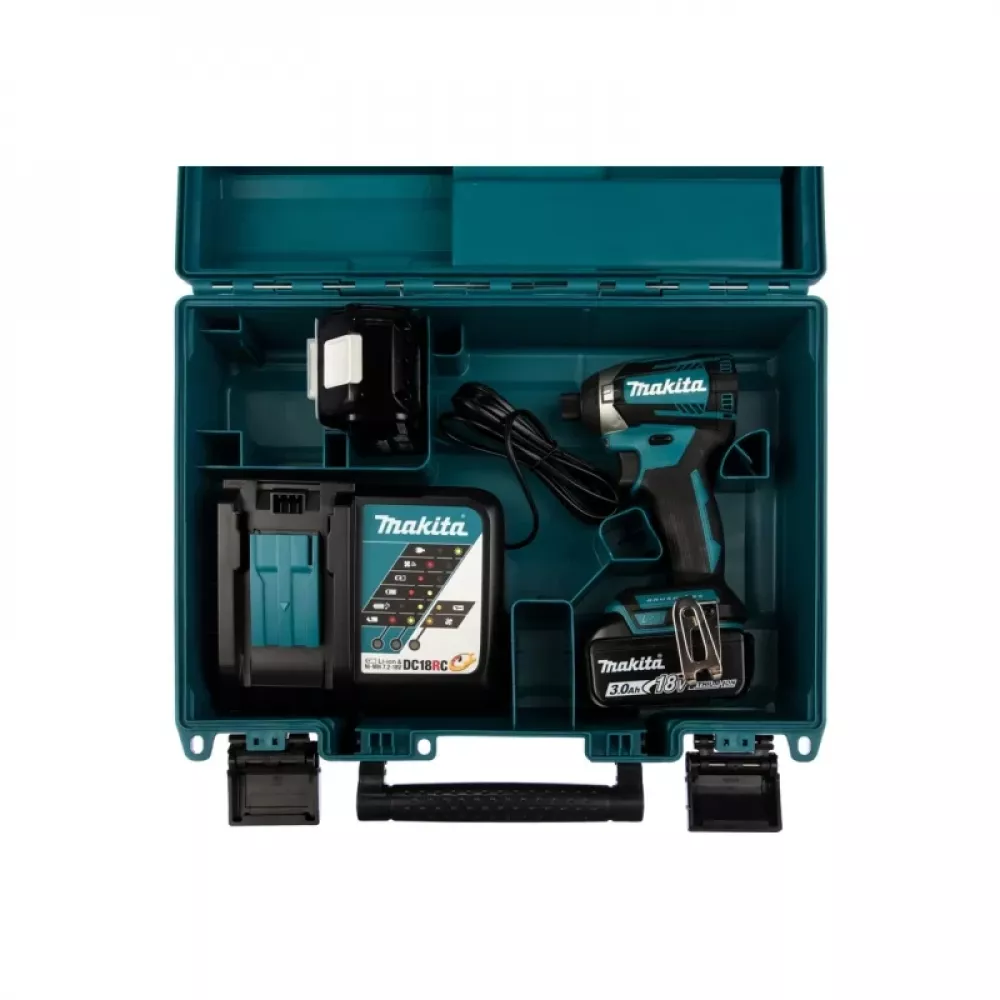 Makita DTD154RFE шуруповерт аккумуляторный ударный (2 x 3 Ач, ЗУ)