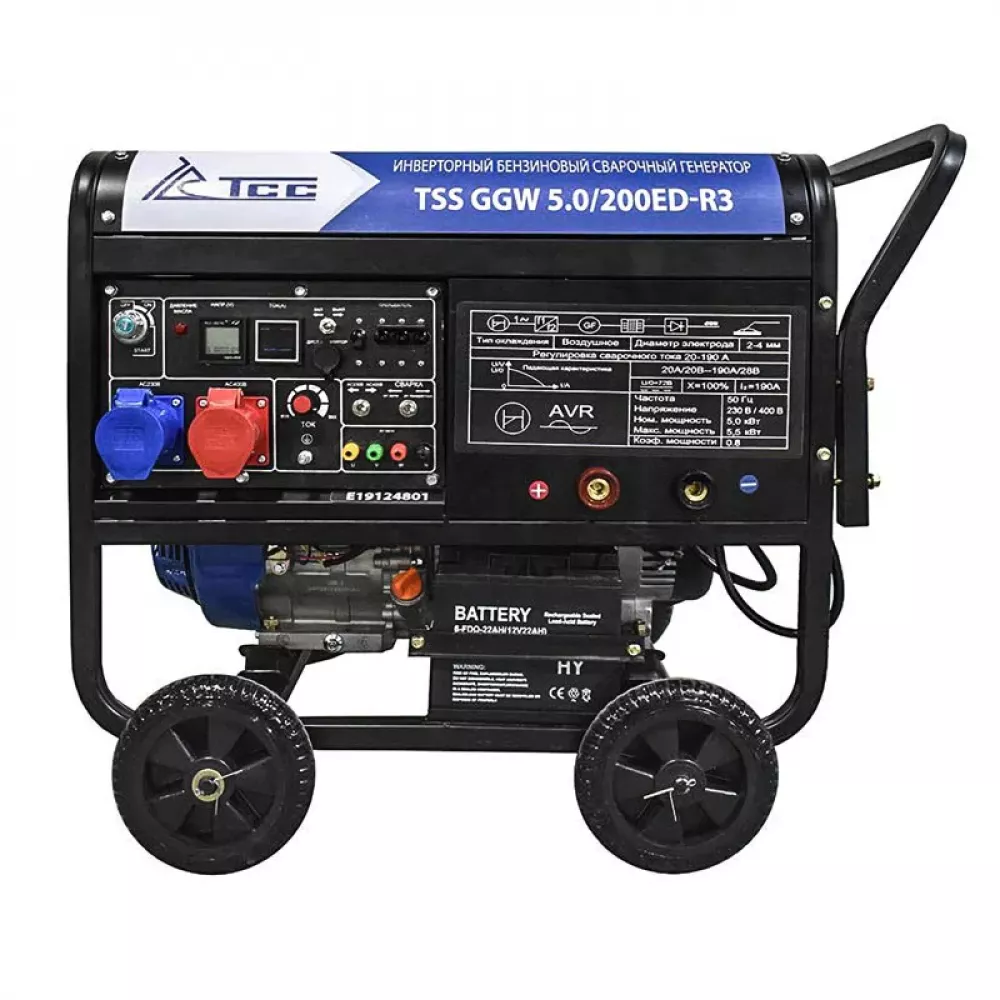 ТСС GGW 5.0/200ED-R3 бензиновый сварочный генератор 026494